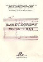 stanislao Giacomantonio musicista calabrese